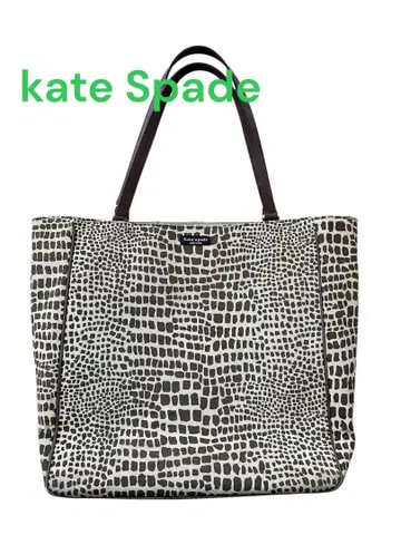 kate Spade 크로커다일 패턴 토트백
