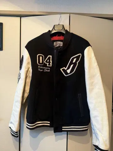 Billionaire Boys Club 바시티 자켓 L 블랙/화이트