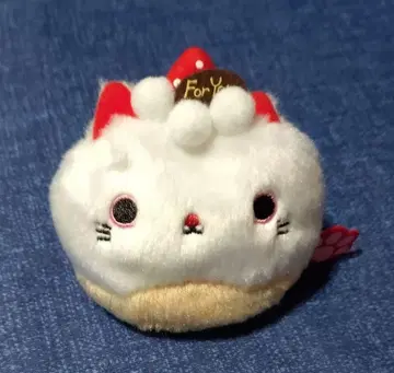 숏 케이크 네코단고 산에이 무역 케이크 고양이 봉제 인형