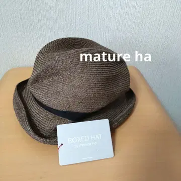 마츄아하 BOXED HAT 104 프림 7cm 다크 브라운
