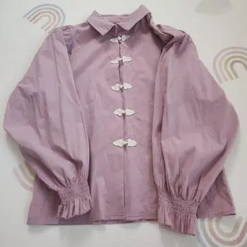 메리 제니 차이나 버튼 셔츠
