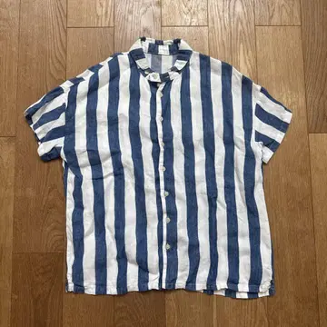 nest robe 네스트로브 린넨 스트라이프 셔츠