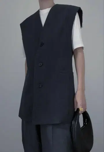 digne cut off gilet 디뉴 베스트 베스트 택 포함