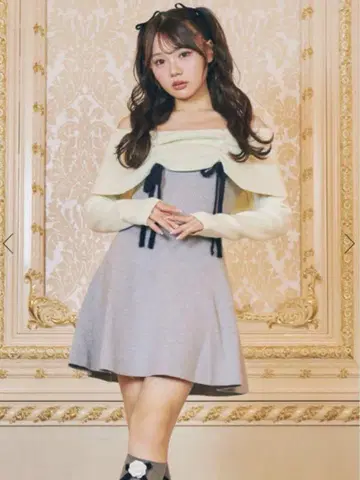 Me roir 미로와루 후루사와 리사 미니 원피스