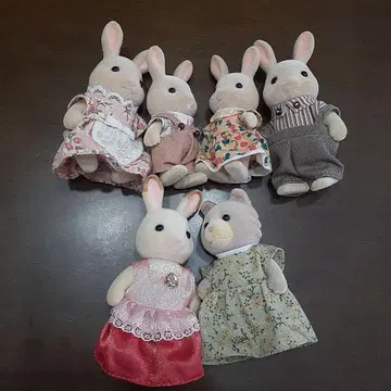 실바니안 패밀리 인형 6종 세트
