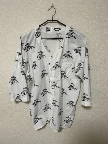 TRADMAN'S WAX 코이구치 셔츠, 분재 패턴, XL