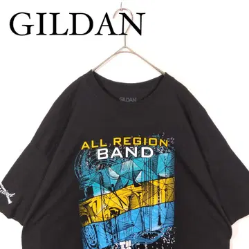 GILDAN ALL REGION BAND 티셔츠 블랙 XL