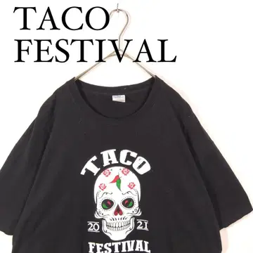 TACO FESTIVAL 티셔츠 2021 AUSTIN TEXAS XL