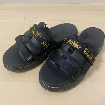 Dr.Martens 슬라이드 샌들 블랙 UK8 (27cm)