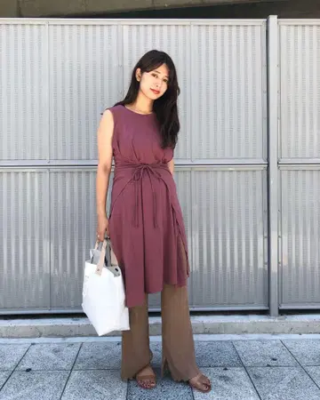 Kastane(카스타네) 랩 디자인 롱 탱크
