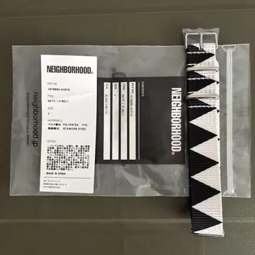 neighborhood 네이버후드 NATO 벨트