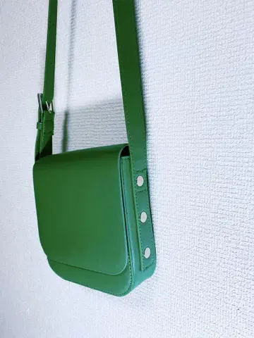 그린 숄더백
