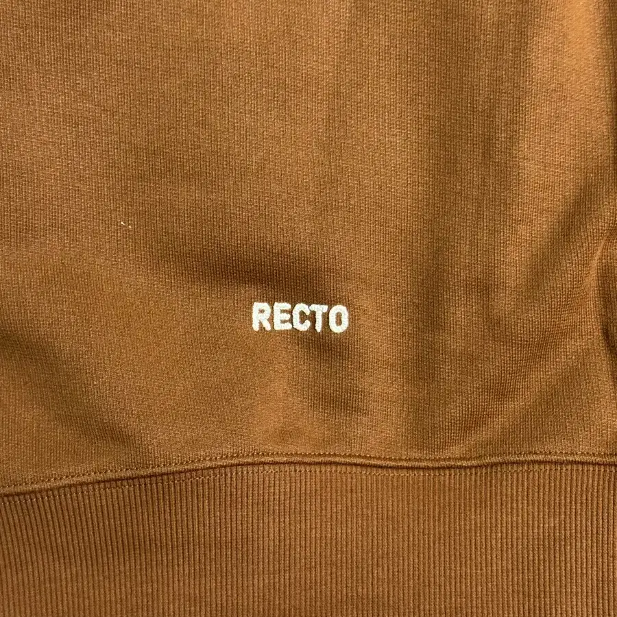 RECTO | 렉토 Recto Recreation Hoodie Sweatshirt Brown #렉토