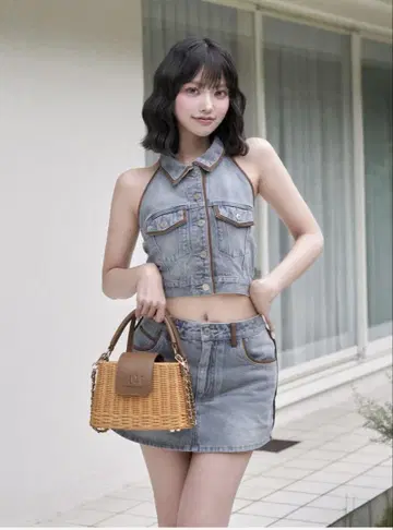다리치 Darich as 라탄 숄더백