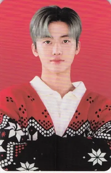NCT 크리스마스 버전. 제민 NCT ZONE 쿠폰 카드