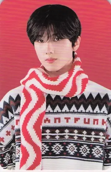 NCT 크리스마스 버전. JISUNG NCT ZONE 쿠폰 카드