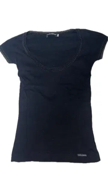D&G 페어리 그런지 피치 티셔츠 y2k 레이스
