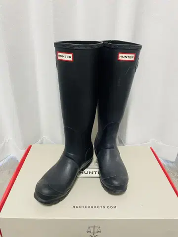 HUNTER 블랙 장화