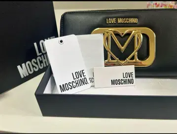 LOVE 모스키노 블랙 장지갑
