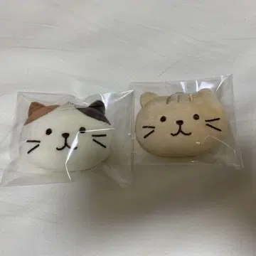 미사용 후쿠후쿠 냥코 차차마루 미켈란젤로 거울 세트