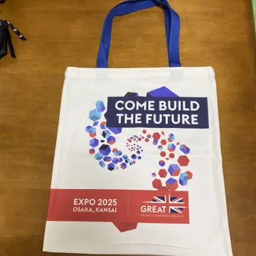 오사카 간사이 엑스포 영국관 한정판 EXPO 2025 영국 국기 토트백