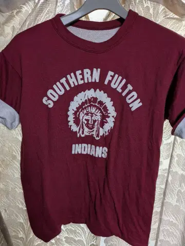아메카지 SOUTHERN FULTON INDIANS 리버서블 T