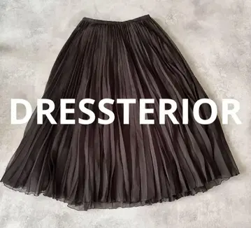 DRESSTERIOR 드레스테리아 랜덤 플리츠 오간자 스커트