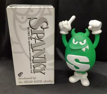 SPANKY SPANKY 그린/S 문자 화이트 컬러