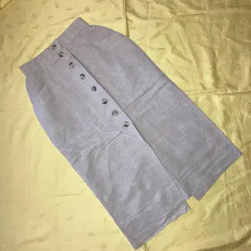 앞 버튼 타이트 스커트