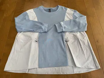 짙은 블루 레리안 상의