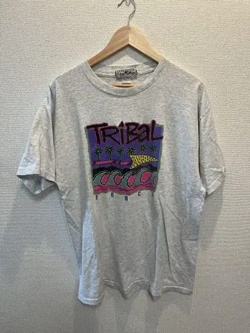 90s TRIBAL 그래픽 티셔츠 XLARGE 그레이