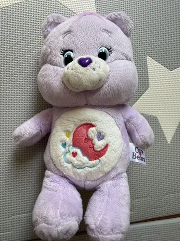 케어 베어 봉제 인형 보라색