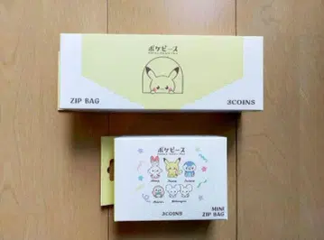지퍼 백 세트 포켓피스 쓰리코인즈 포켓몬 지퍼락 3COINS