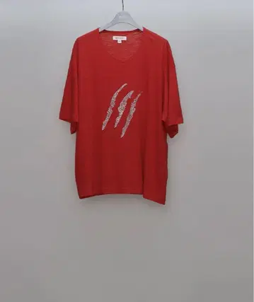 masu jack print T 큐빅 티셔츠