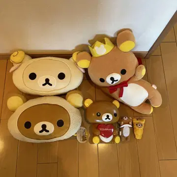 리락쿠마 6종 봉제 인형 세트
