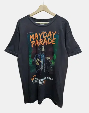 2022 MAYDAY PARADE 밴딩 티셔츠 투어 티셔츠 L 사이즈
