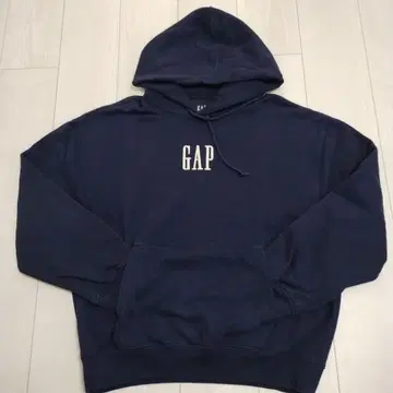 GAP 갭 자수 로고 풀오버 후드티