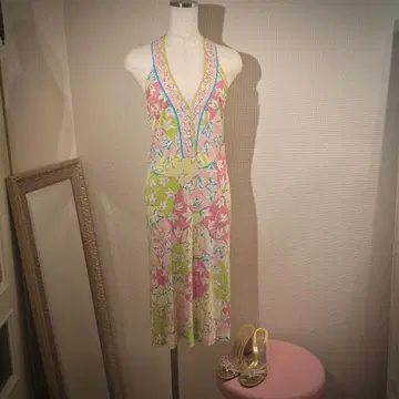 에밀리오 푸치 Emilio Pucci 홀터넥 원피스 썸머 드레스