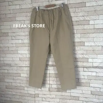FREAK'S STORE 프릭스 스토어 치노 팬츠 허리밴딩 베이지