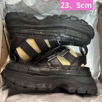 23, 5cm [재고 라스트] 컨버스 트랙 웨이브 글래디에이터 블랙