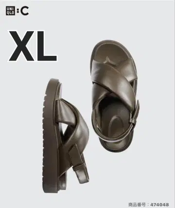 유니클로 크로스 스트랩 샌들 XL