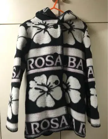 새상품급 레어 ALBA ROSA 더플 코트 플라워 패턴 당시 상품