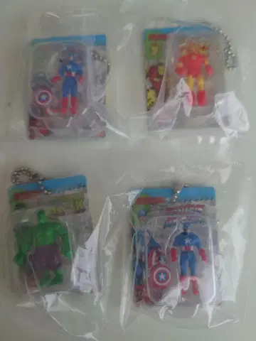 MARVEL 블리스터 참 컬렉션 4개 세트