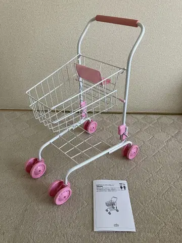 소꿉놀이 쇼핑 카트 핑크