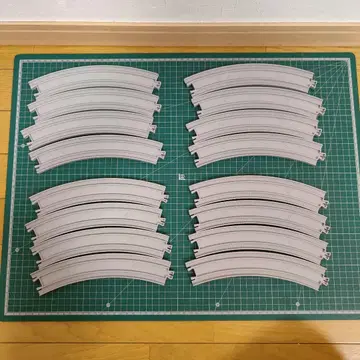 복선 외부 곡선 레일 프라레일 세척 완료