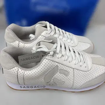 SANGACIO 화이트 메쉬 스니커즈 27cm