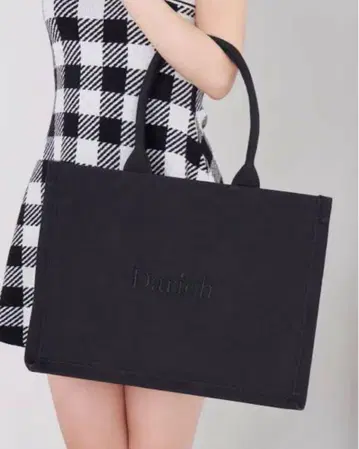 darich 다리치 로고 토트백 블랙