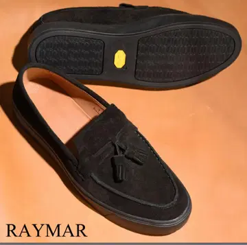 RAYMAR 레이머 블랙 스웨이드 슬립온
