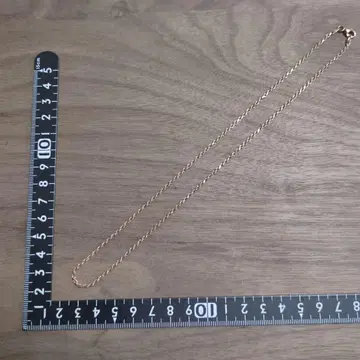 하와이안 주얼리 핑크 실버 로프 체인 약 45cm