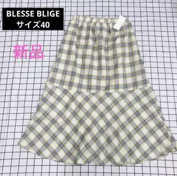 BLESSE BLIGE 여성용 롱 스커트 얇은 소재 W107